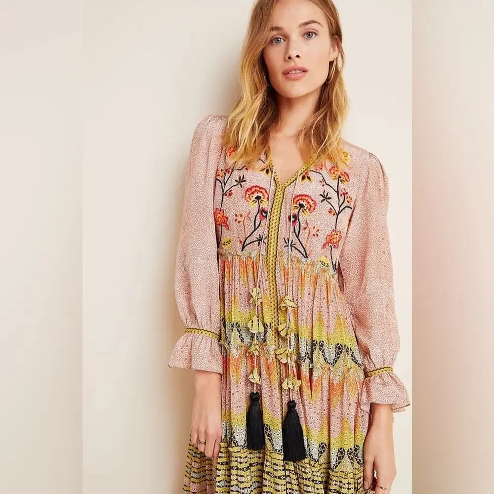 Anthropologie Maxi Dress - Picture 3 of 9